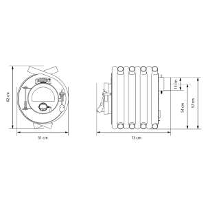 Werkstattofen Bruno Mini II