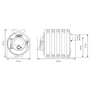 Werkstattofen Bruno Mini III