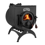 Werkstattofen Bruno Mini III mit Herdplatte