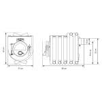 Werkstattofen Bruno Mini III mit Herdplatte