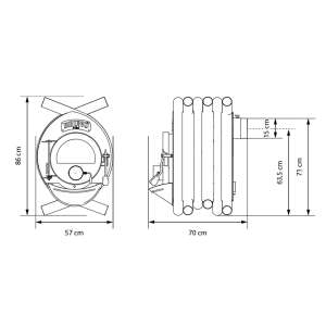 Werkstattofen Bruno Pyro I