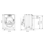 Werkstattofen Bruno Pyro I mit Herdplatte