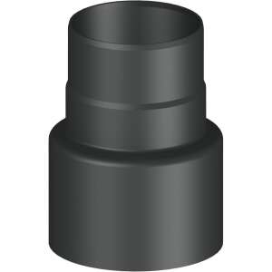 Ofenrohr Reduzierung - &Oslash; 120 mm auf &Oslash; 110 mm - schwarz