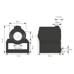 Kaminofen Kanuk&reg; LuTo XV