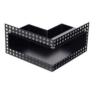 Luftleiste Open Air DOT Ecke 20 cm schwarz