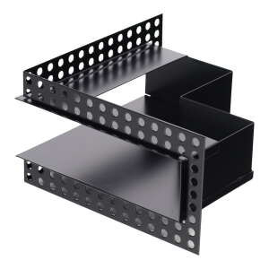 Luftleiste Open Air DOT Ecke 20 cm schwarz