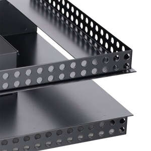 Luftleiste Open Air DOT Ecke 20 cm schwarz