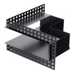 Luftleiste Open Air DOT Ecke 20 cm schwarz