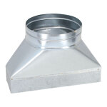 Flachkanal Adapter 300 x 90 mm
