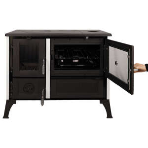 K&uuml;chenherd Cook Smart wei&szlig; emailliert