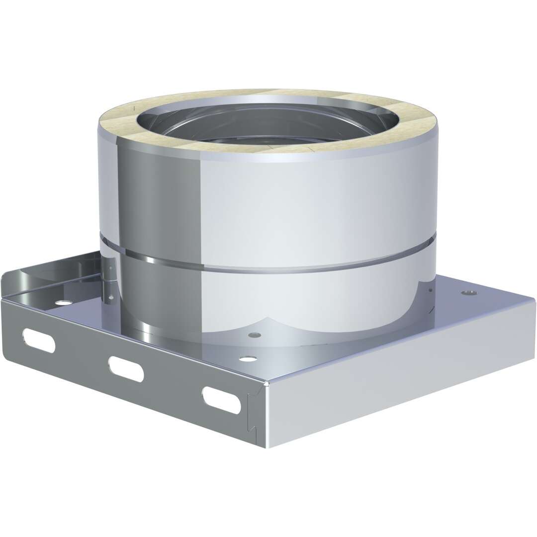 DW-ECO 2.0 Ø 130 mm - Grundplatte mit Kondensatablauf unten und 1/2“ Nippel