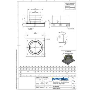 DW-ECO 2.0 &Oslash; 130 mm - Grundplatte mit Kondensatablauf unten und 1/2&ldquo; Nippel