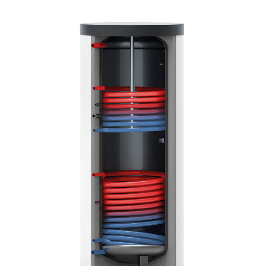 Trinkwasserspeicher 500 - 2x Wärmetauscher