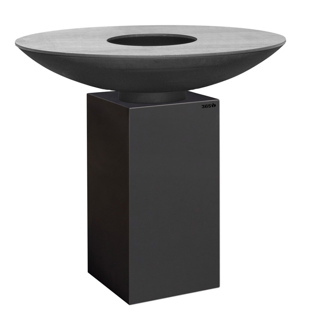 Plancha-Set PIO 100 Basic 2 schwarz - mit Podest