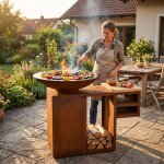 Plancha-Set PIO 80 Premium 2 - mit Podest und Ablage