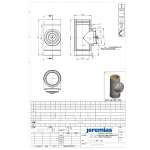 DW-ECO 2.0 Ø 130 mm - Revisionselement rund, Deckel für Öl und Gas