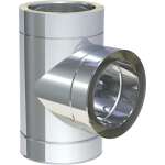 DW-ECO 2.0 Ø 130 mm - T-Anschluss 90°