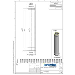 DW-ECO 2.0 &Oslash; 130 mm - L&auml;ngenelement 1000 mm