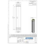 DW-ECO 2.0 Ø 130 mm - Längenelement 1000 mm