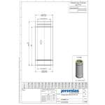 DW-ECO 2.0 Ø 130 mm - Längenelement 500 mm