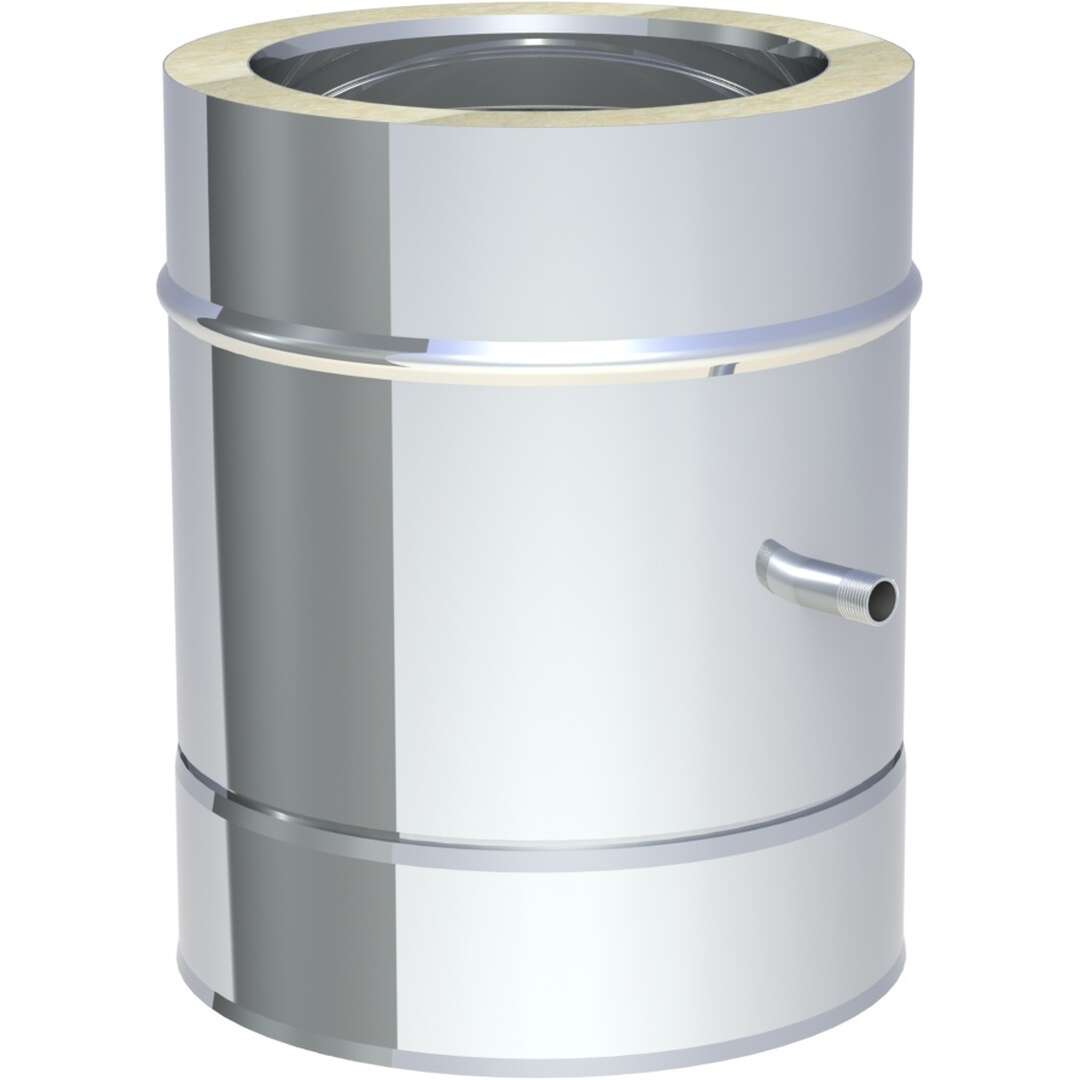 DW-ECO 2.0 Ø 130 mm - Entwässerungselement 250 mm für horizontalen und vertikalen Einbau, mit 1/2“ Nippel