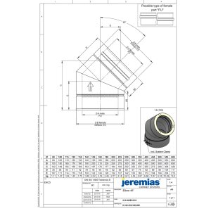 DW-ECO 2.0 Ø 150 mm - Winkel 45°