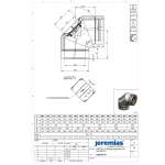 DW-ECO 2.0 Ø 130 mm - Winkel 90° mit Revisionsöffnung