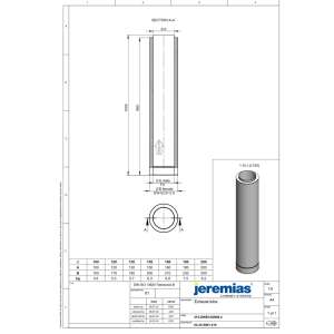 DW-ECO 2.0 &Oslash; 130 mm - M&uuml;ndungsrohr f&uuml;r DW-ECO 2.0