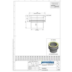 DW-ECO 2.0 &Oslash; 130 mm - &Uuml;bergang EW glatt/DW-ECO