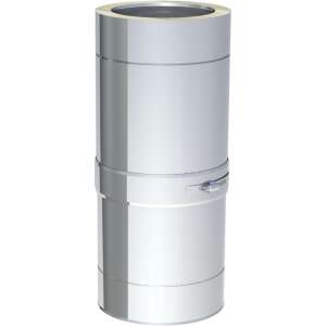 DW-ECO 2.0 &Oslash; 130 mm - Schiebeelement f&uuml;r Verbindungsleitung 320-460 mm