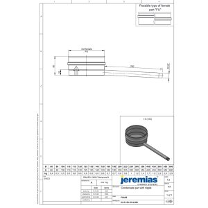 EW-FU Kondensatschale mit Ablauf 250 mm, 1/2"...