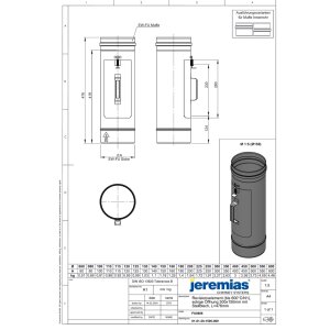 EW-FU Reinigungselement mit Verschlussdeckel 300 x 150...
