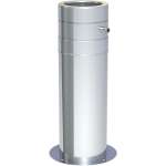 DW-ECO 2.0 Ø 130 mm - Teleskopstütze 190 - 630 mm inklusive Teleskopkopf mit Kondensatablauf seitlich und 1/2“ Nippel