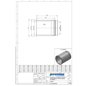 EW-FU Wandfutter doppelt, Einschublänge 150 mm,...