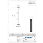 EW-FU Längenelement 1000 mm mit Doppelmuffe Ø 120 mm