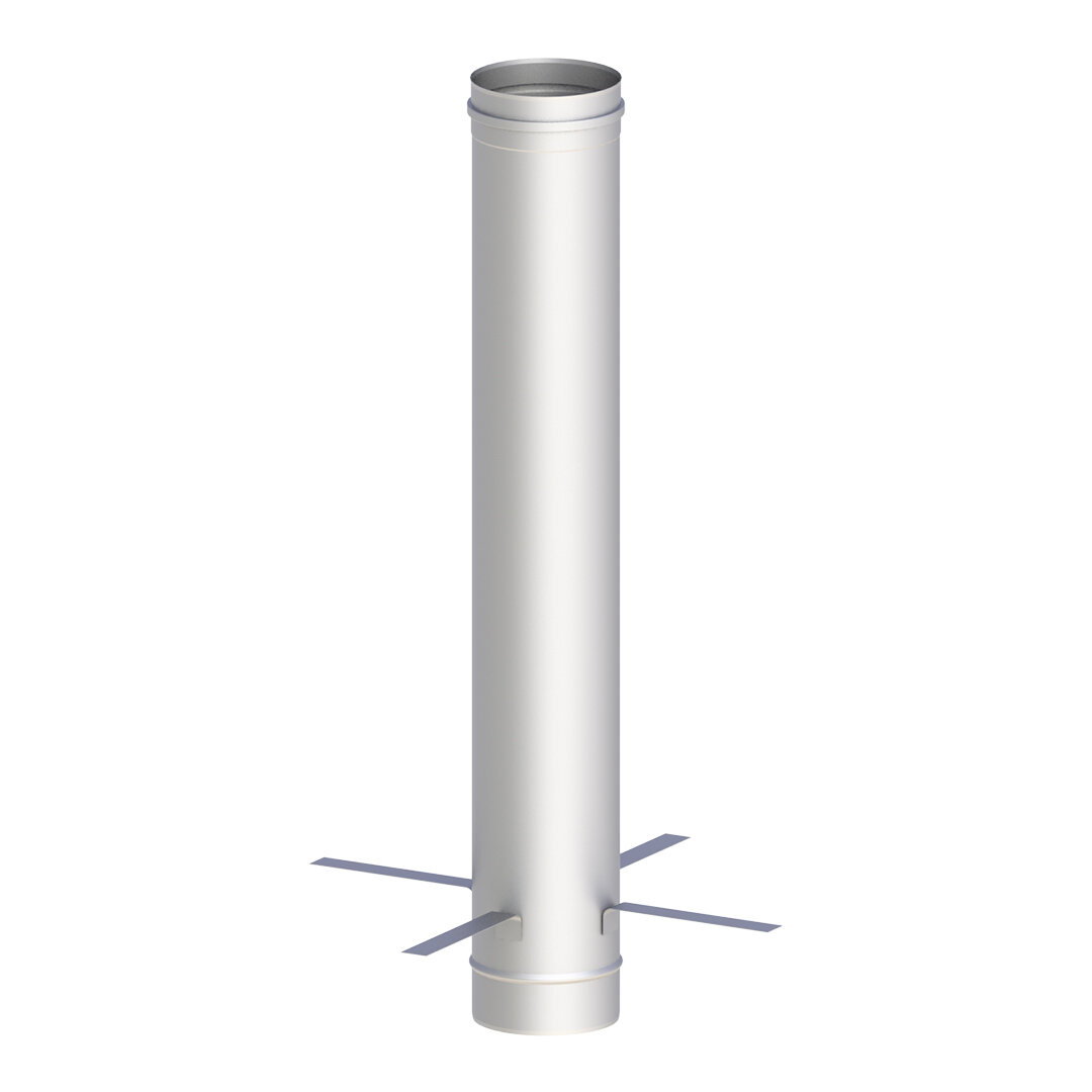 EW-FU Längenelement 1000 mm mit Montageschelle Ø 300 mm