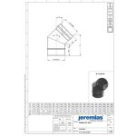 EW-FU Winkel 45° (rollnahtgeschweißt) Ø 130 mm