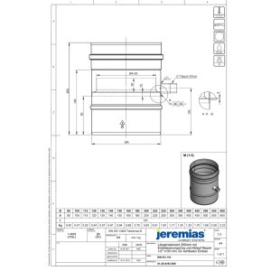 EW-FU Längenelement 200 mm mit Kondensatfalle,...