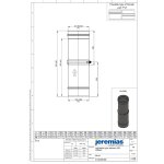 EW-FU Schiebeelement für Verbindungsleitung 320 - 460 mm