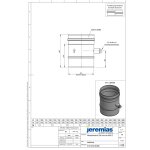 EW-FU Messelement 200 mm, bis 600° C, Ø 150 mm