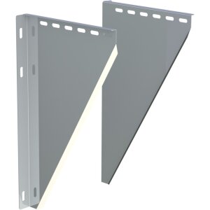 Ø 130 mm - Konsolbleche verstellbar von 50 - 150 mm