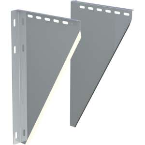 &Oslash; 160 mm - Konsolbleche verstellbar von 50 - 150 mm