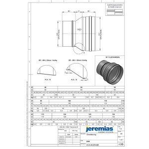 EW-FU Schornsteinerweiterung Ø 200 mm auf Ø...