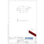 EW-FU Matte zur Schallentkopplung, passend für EW-FU Wandabstandshalter verstellbar