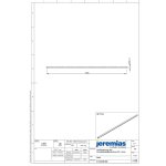 EW-FU Verlängerung für Kondensatablaufrohr 1/2" - 1000 mm