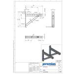 Wandstütze & Querträger Typ I 350 mm
