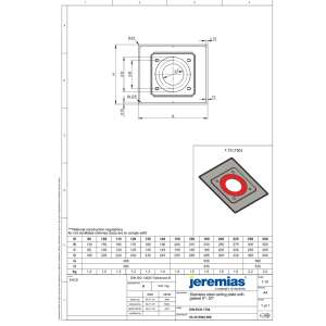 DW-ECO 2.0 &Oslash; 130 mm - Deckenblende mit Dichtung f&uuml;r Dampfsperrenanbindung 0-20&deg;