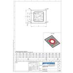 DW-ECO 2.0 Ø 130 mm - Deckenblende mit Dichtung für Dampfsperrenanbindung 0-20°
