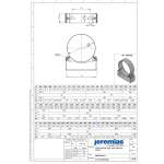 DW-ECO 2.0 Ø 130 mm - Wand- und Deckenabstandshalter starr 50 mm