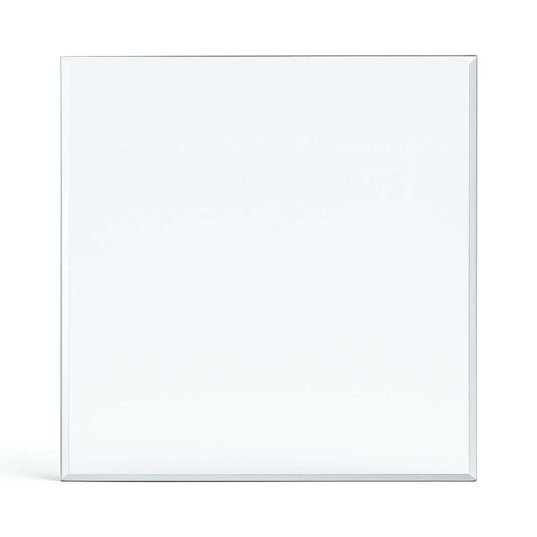 Funkenschutzplatte Glas für Kaminofen Quadrat 90 x 90 x 0,6 cm